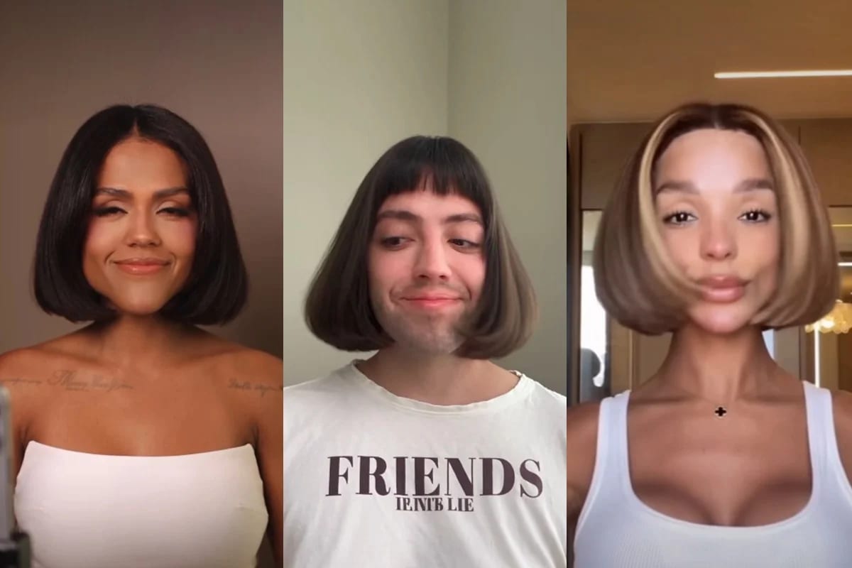 Cabelo curto com IA: saiba como fazer a trend que viralizou entre famosos