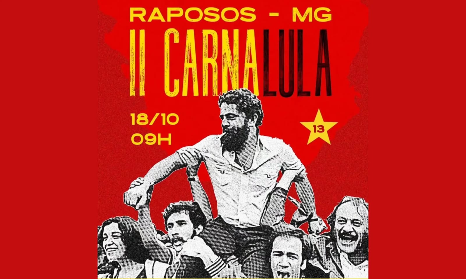Raposos (MG) recebe 2° Carnalula neste domingo (18), com concentração na Praça São Pedro