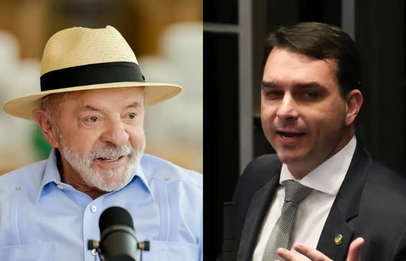 Lula sobe para 49% e se aproxima de Flávio Bolsonaro, que tem 51%, diz PoderData/Aya