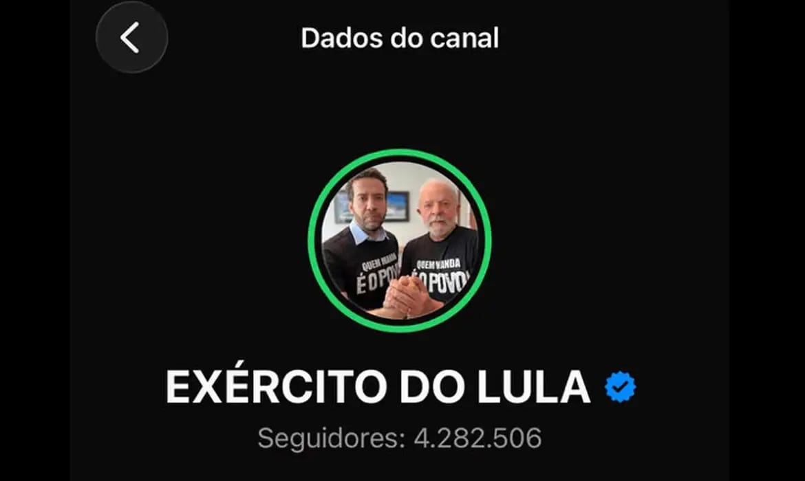 TSE autoriza reativação do canal ‘Exército do Lula’ no WhatsApp após regularização do registro