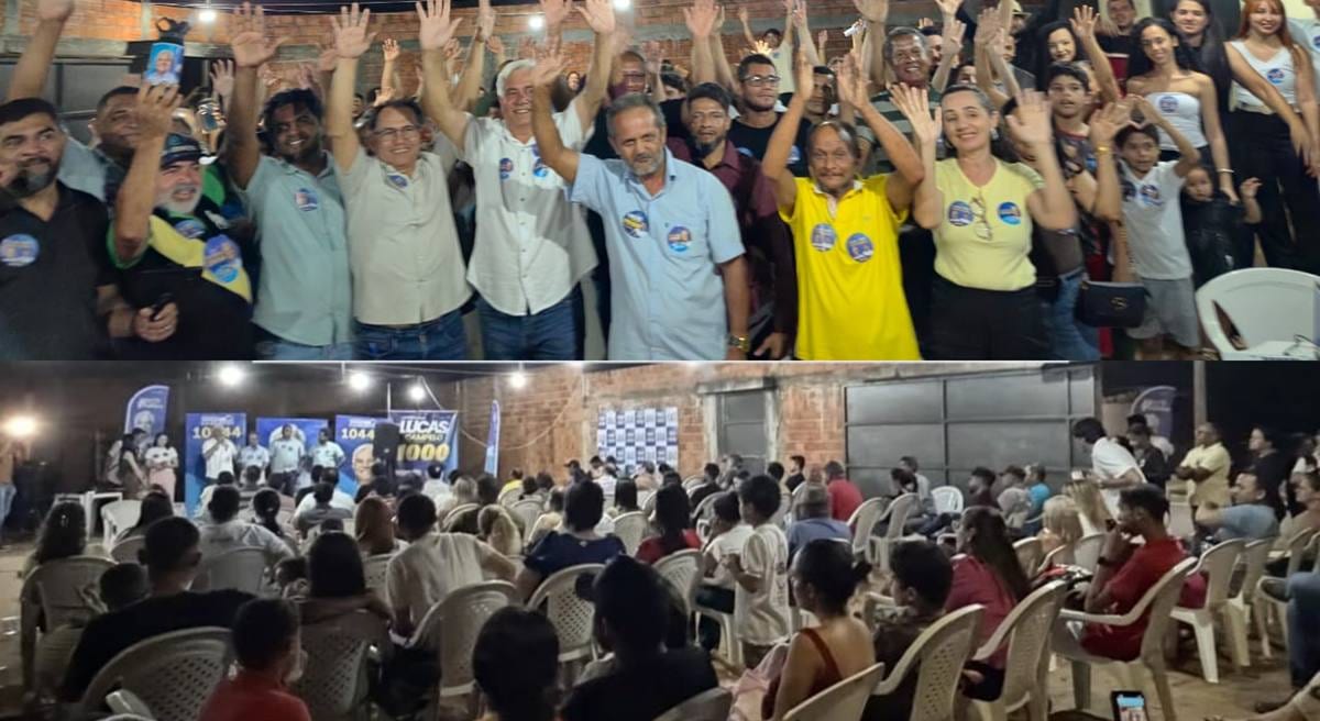 Reunião de apoiadores vira comício de Lucas Campelo e Madruga em Araguaína