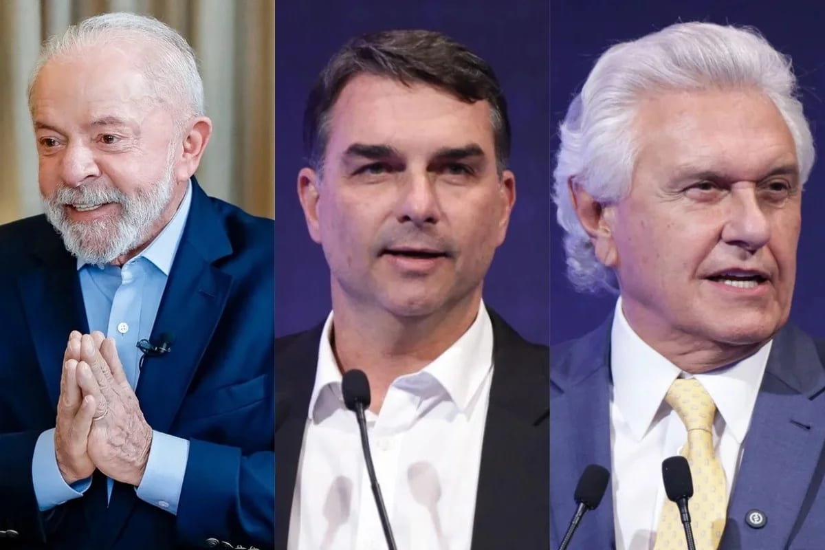 BTG/Nexus: Lula segue líder no 1º turno e empata com Flávio e Caiado no 2º