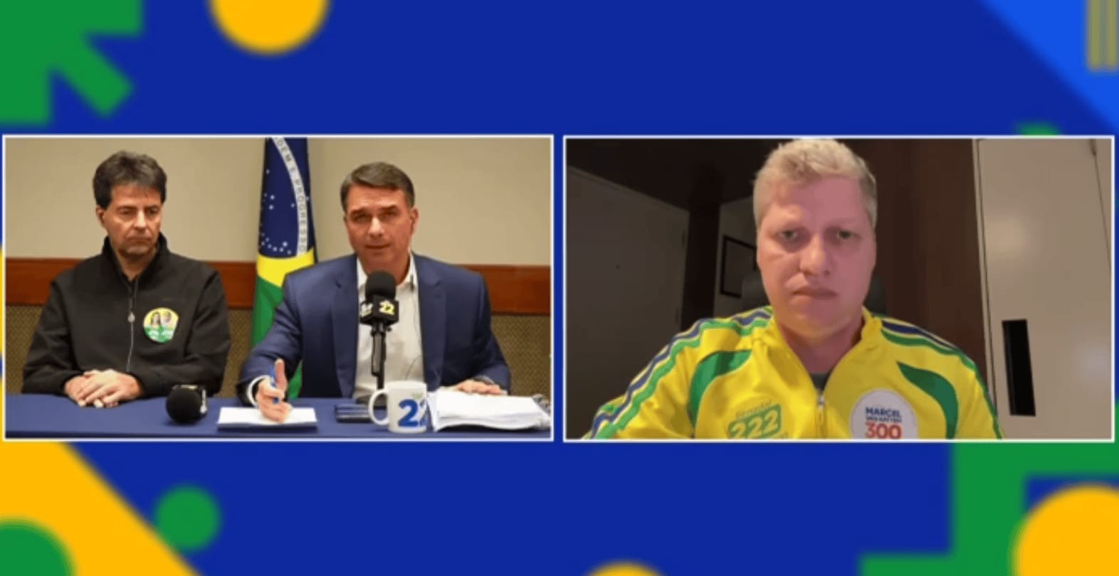 Marcel van Hattem abre voto para Flávio Bolsonaro