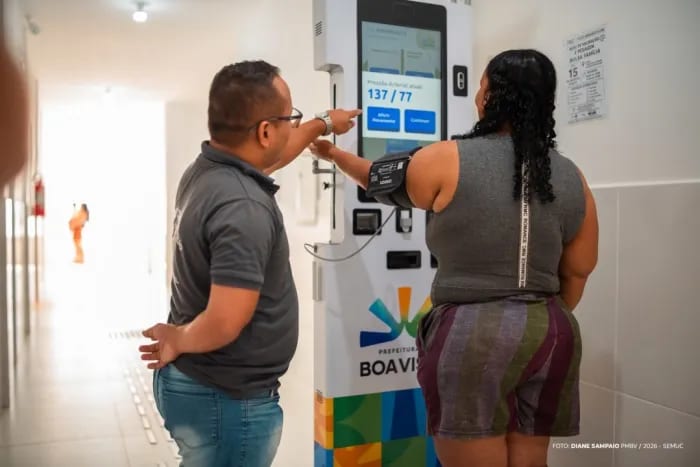 Boa Vista instala 21 totens de triagem nas UBSs nesta sexta, 14