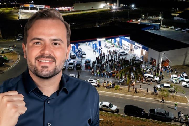 Rafael Marra lança campanha a deputado estadual com mega adesivaço em Caldas Novas