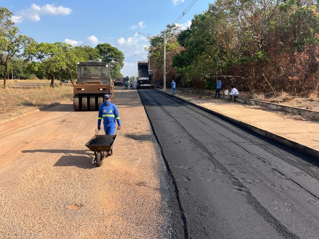 Palmas inicia recapeamento da Avenida Parque