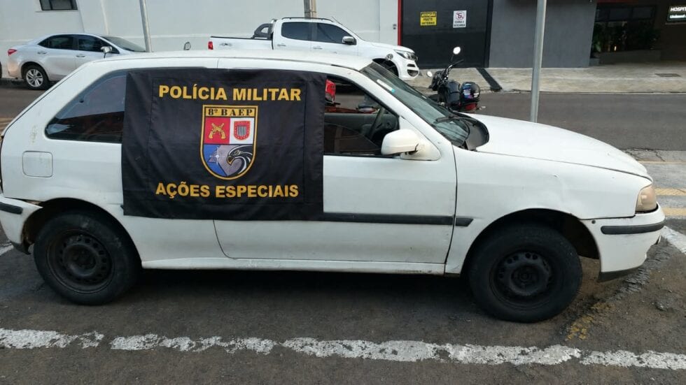 8º BAEP recupera veículo furtado no Paraná que estava nas ruas de Presidente Prudente