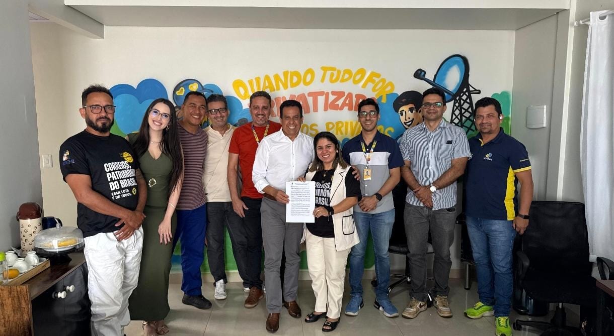 Fábio Vaz Firma Acordo com Sintect-TO para Defender Correios Públicos e Valorizar Trabalhadores