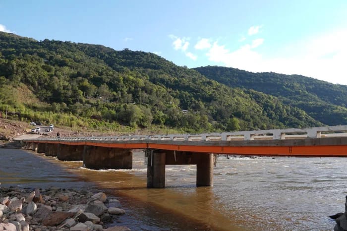 Obras da ponte entre Bento e Cotiporã são suspensas após orientação do Tribunal de Contas