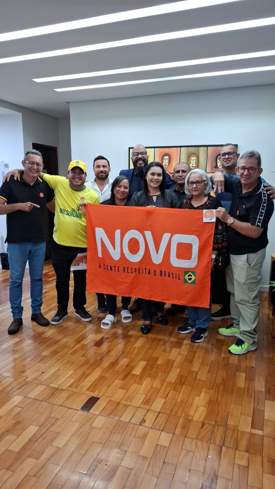 Partido NOVO em Sergipe declara apoio a Flávio Bolsonaro