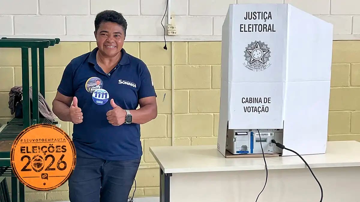 Soninha da Saúde votou no Jardim São Miguel, em Bragança Paulista