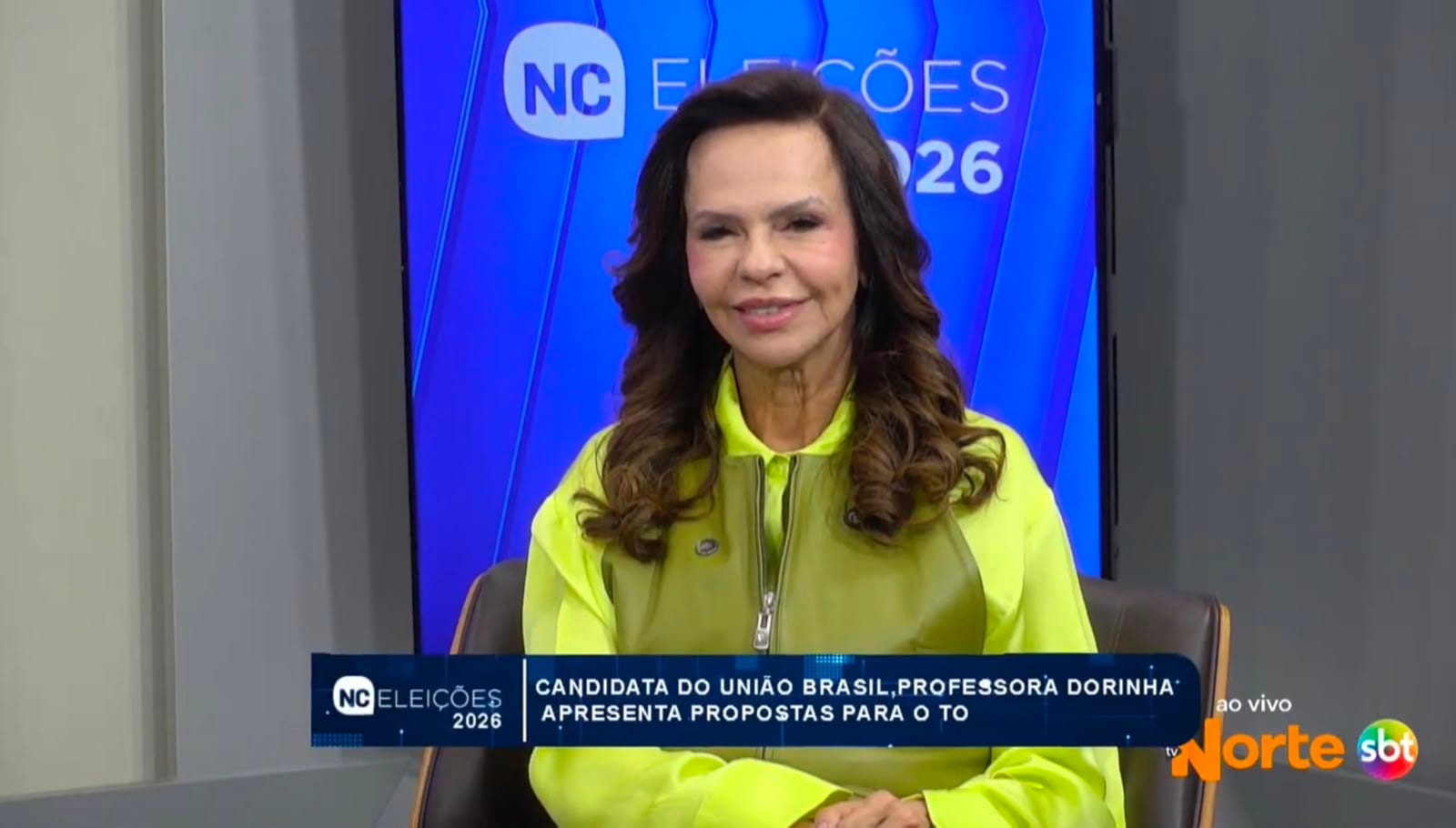 Dorinha abre série no SBT defendendo um Tocantins mais competitivo e industrializado