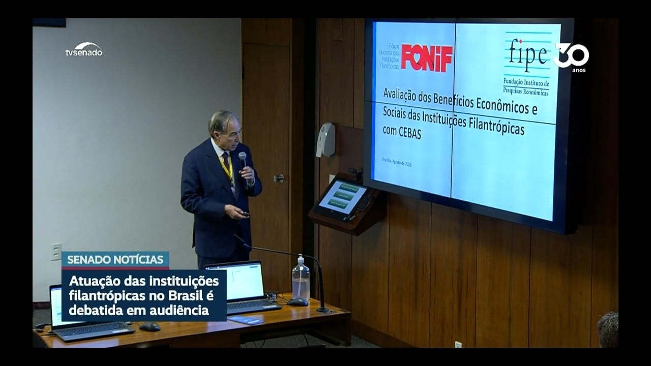 Fipe: instituições filantrópicas movimentam R$ 65 bilhões no Brasil