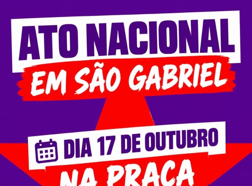 POLÍTICA | Ato em apoio à candidatura de Lula está previsto para sábado em São Gabriel