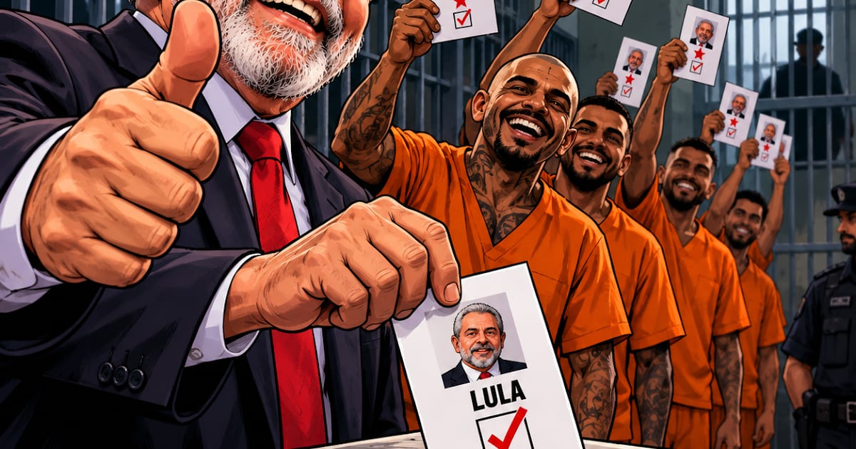 Lula teve 72,57% nos presídios. E o eleitor brasileiro, o que dirá?