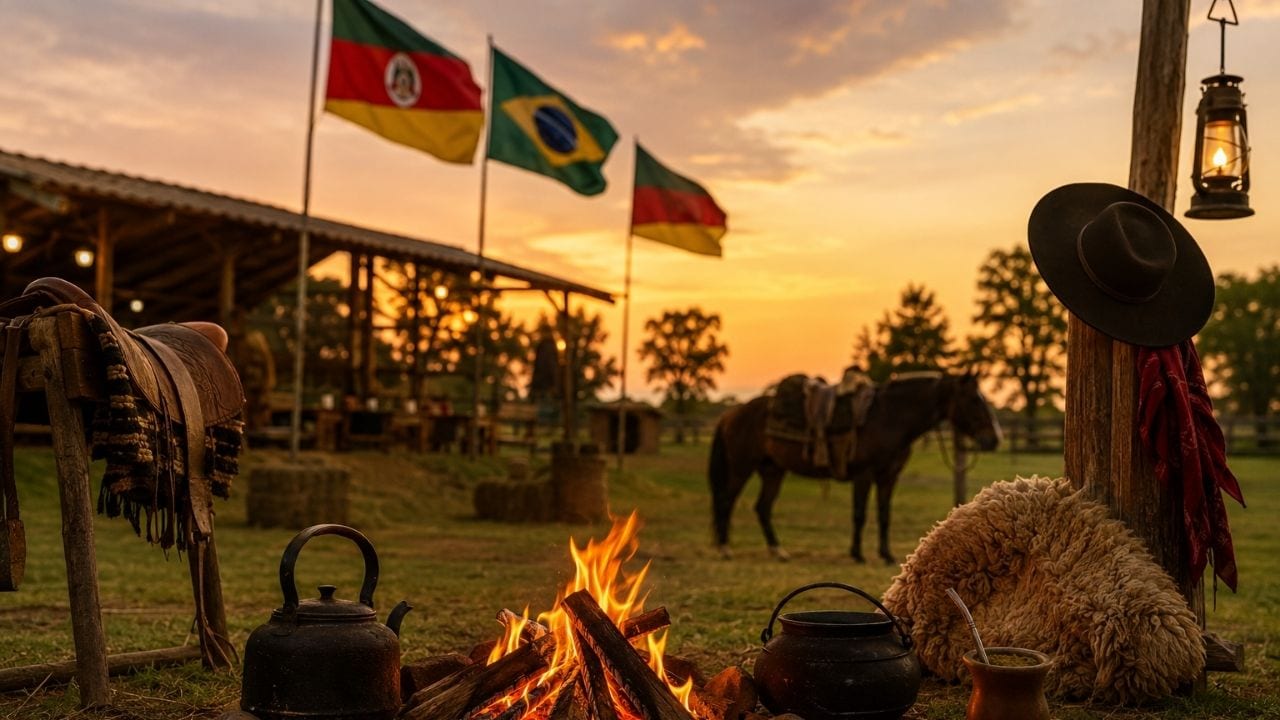 1º Acampamento Farroupilha de Camaquã terá oito dias de programação e shows de Garotos de Ouro e Grupo Querência
