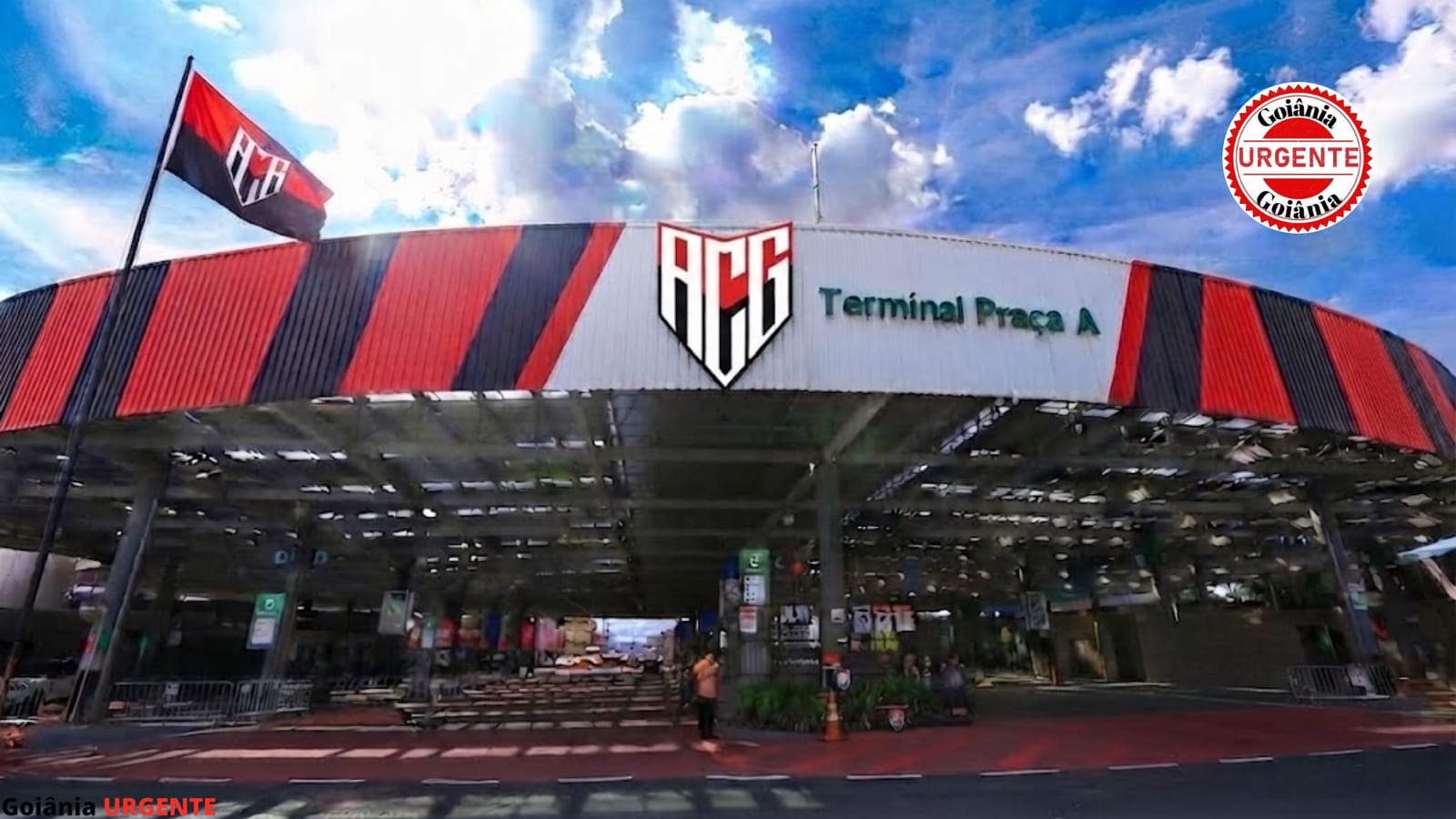 Terminal Praça A agora leva o nome do Atlético Goianiense