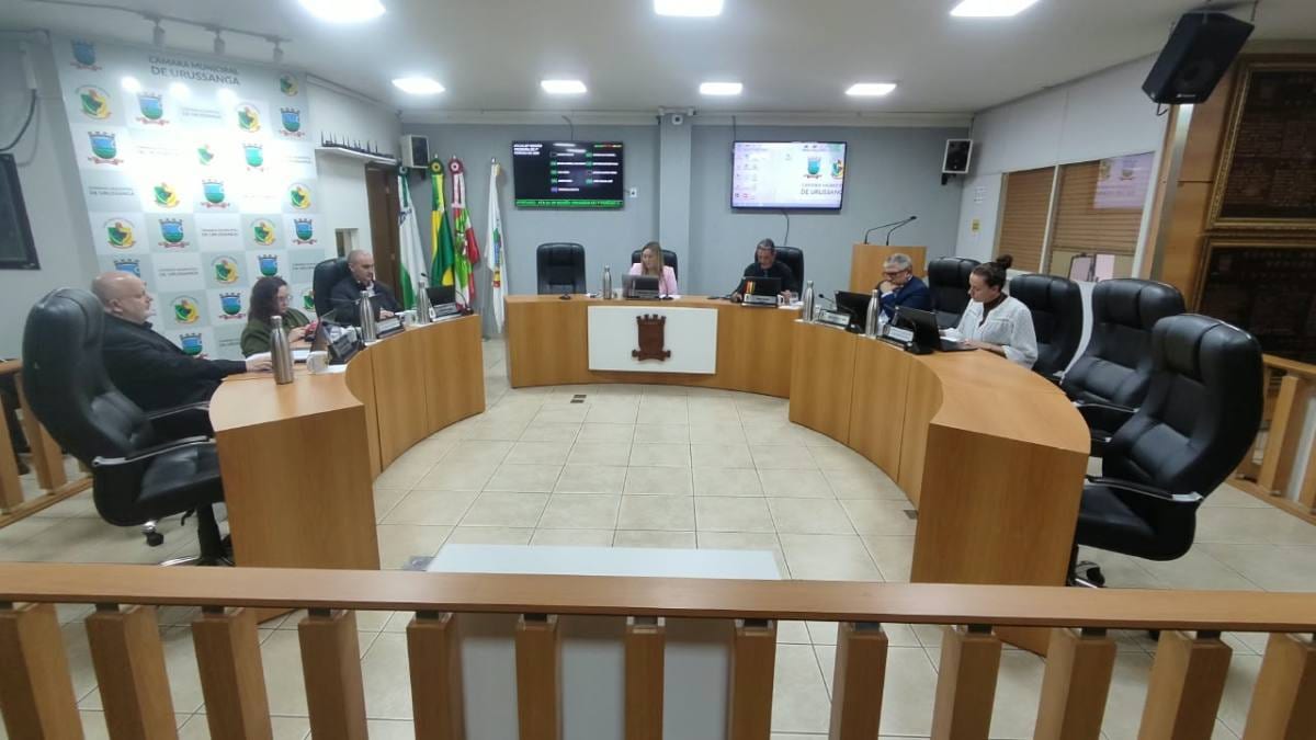 Câmara de Urussanga aprova projetos e propostas durante 36ª sessão ordinária
