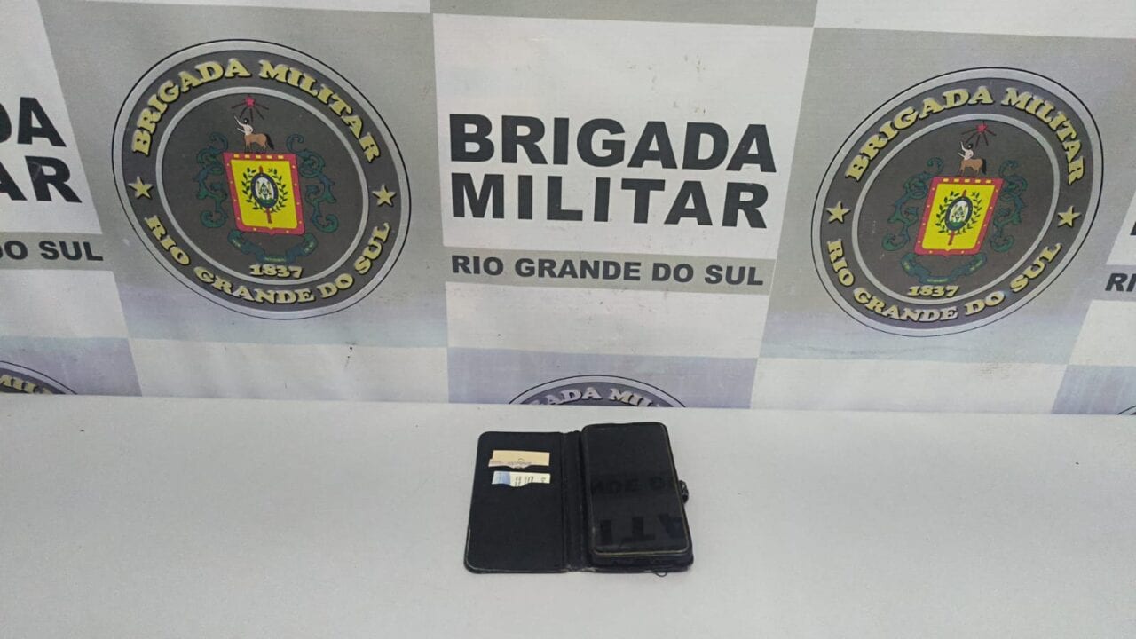 Brigada Militar prende foragido e recupera celular furtado de idoso em menos de 10 minutos em São Marcos