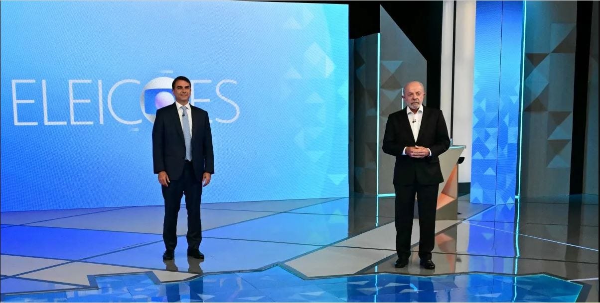 Na Globo, Lula se destaca e rebate mentiras e ofensas de Flávio Bolsonaro no último debate