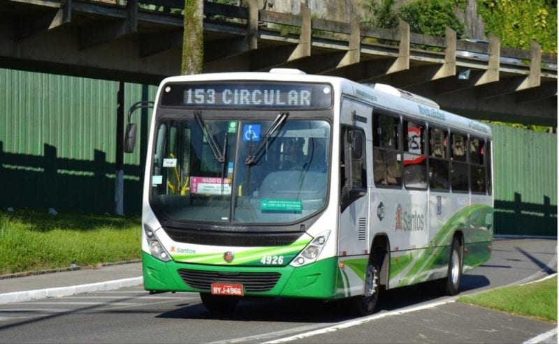 Linha 153 ganha novo itinerário e cinco pontos de parada em Santos
