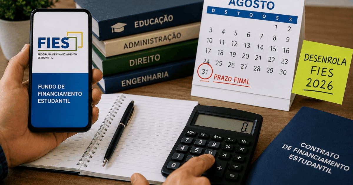Renegociação Fies: prazo para regularizar dívidas vai até 31 de agosto