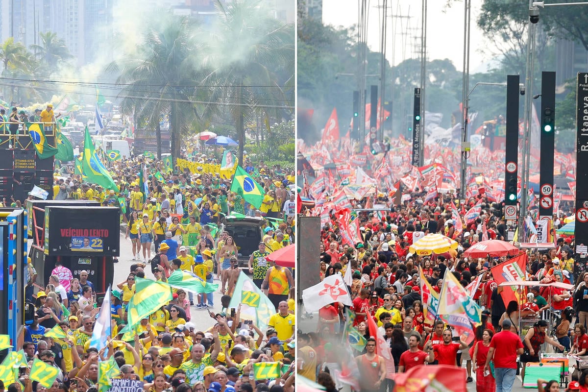 Esquerda disputa redes e ruas com bolsonarismo após primeiro turno morno