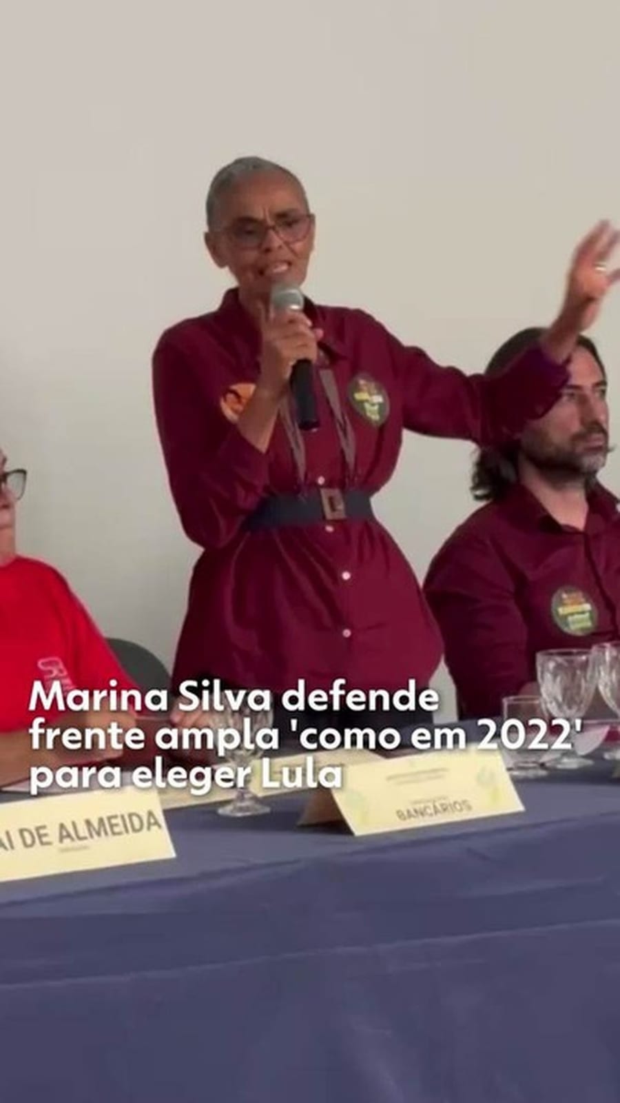 Marina Silva defende frente ampla 'como em 2022' para eleger Lula: 'Só no campo da esquerda, não vamos conseguir'