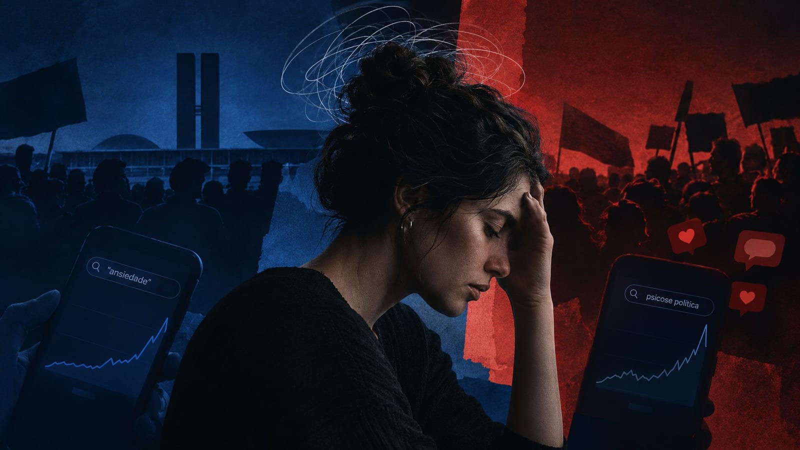 Da ‘ansiedade eleitoral’ à ‘psicose política’: os impactos da polarização na saúde mental e na segurança das mulheres