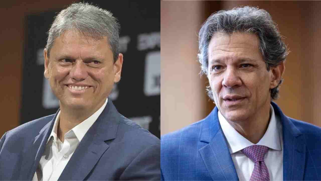 Tarcísio tem 53% e venceria Haddad no 1º turno em SP