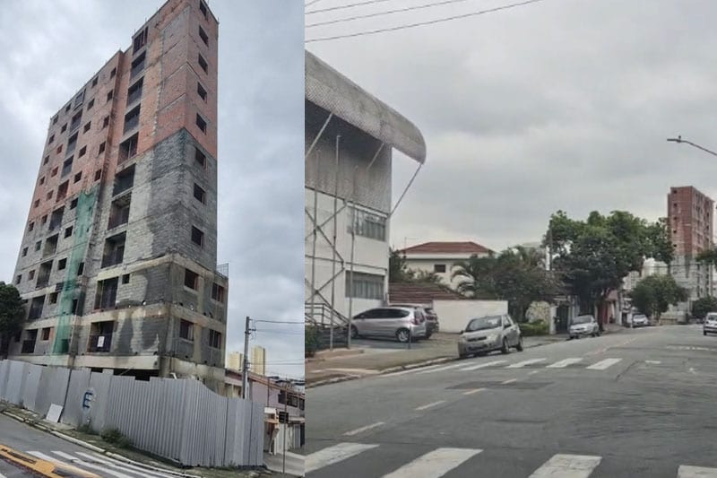 Obra irregular ao lado da Subprefeitura do Carrão segue parada e preocupa moradores