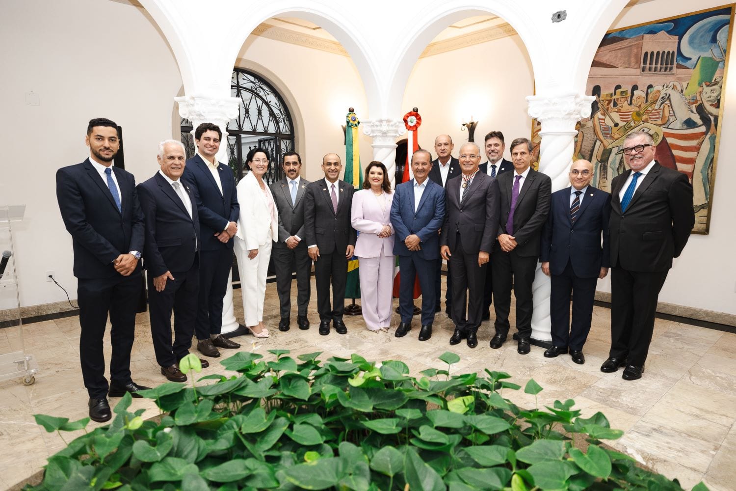 Governador Jorginho Mello recebe embaixadores da Liga Árabe para discutir investimentos e parcerias bilaterais
