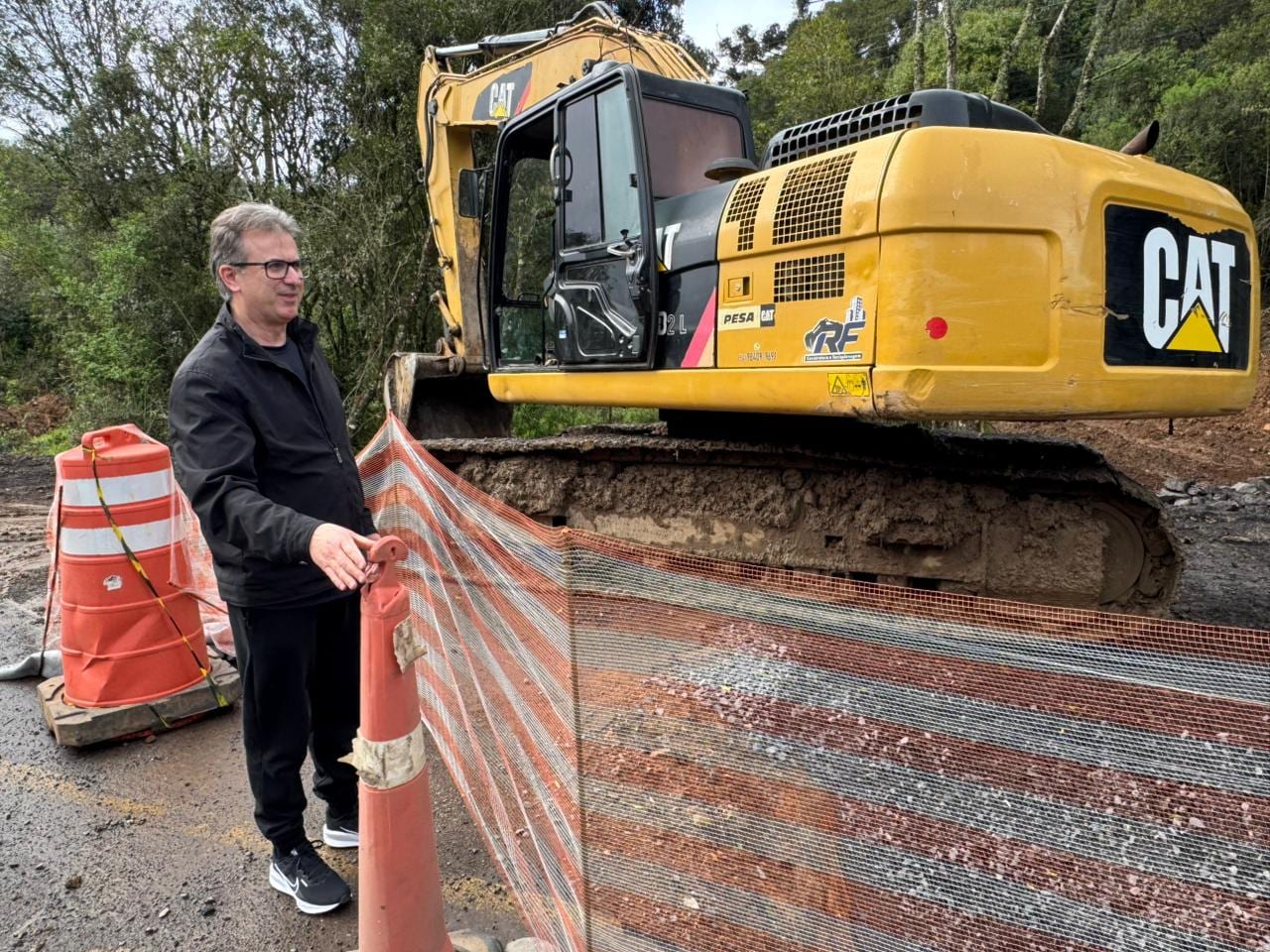 Daer reforça sinalização nas obras da ERS-448