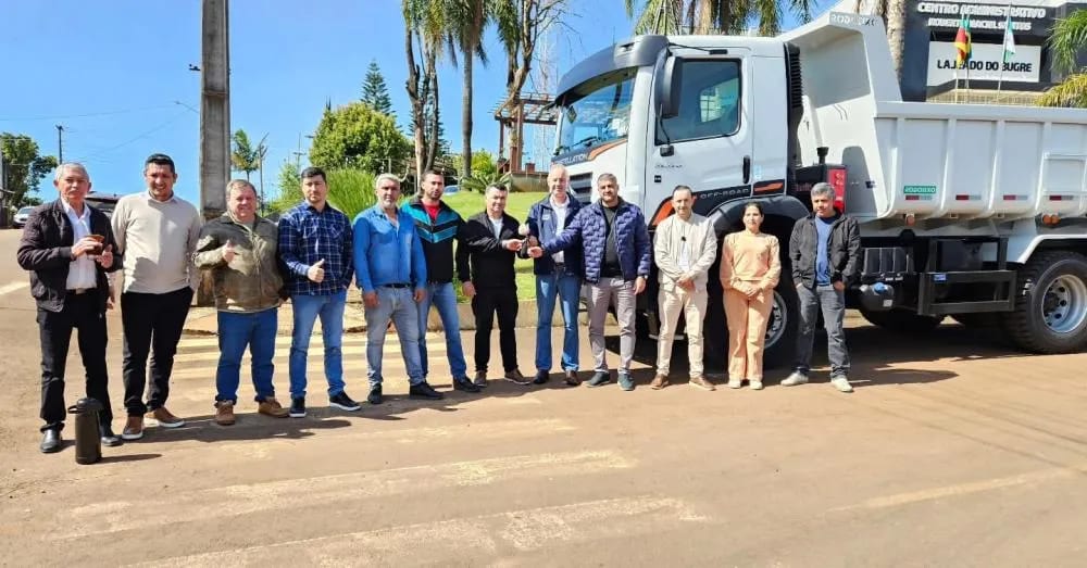 Lajeado do Bugre amplia frota com novo caminhão de R$ 708 mil