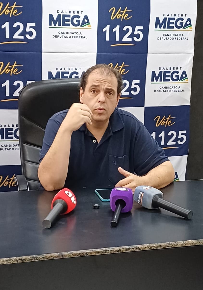 Dalbert Mega diz que decisão contra ele é de 1ª instância e recorreu