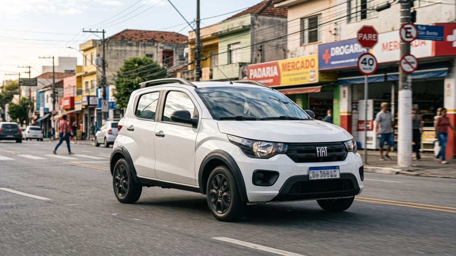 Entre os populares mais simples, motor 1.0 de três cilindros aparece junto de controle de estabilidade, assistente de pa