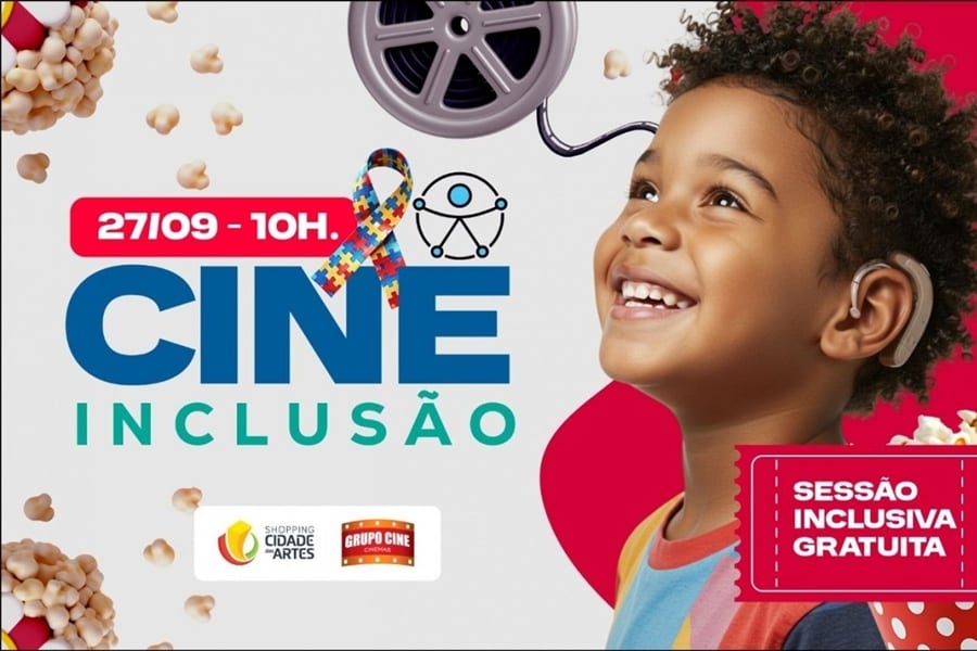 Embu das Artes promove Cine Inclusão com sessão gratuita com audiodescrição e Libras