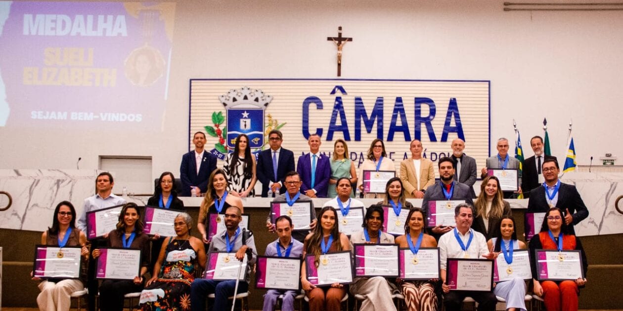 Câmara entrega Medalha Sueli Elizabeth e homenageia defensores da pessoa com deficiência em Anápolis