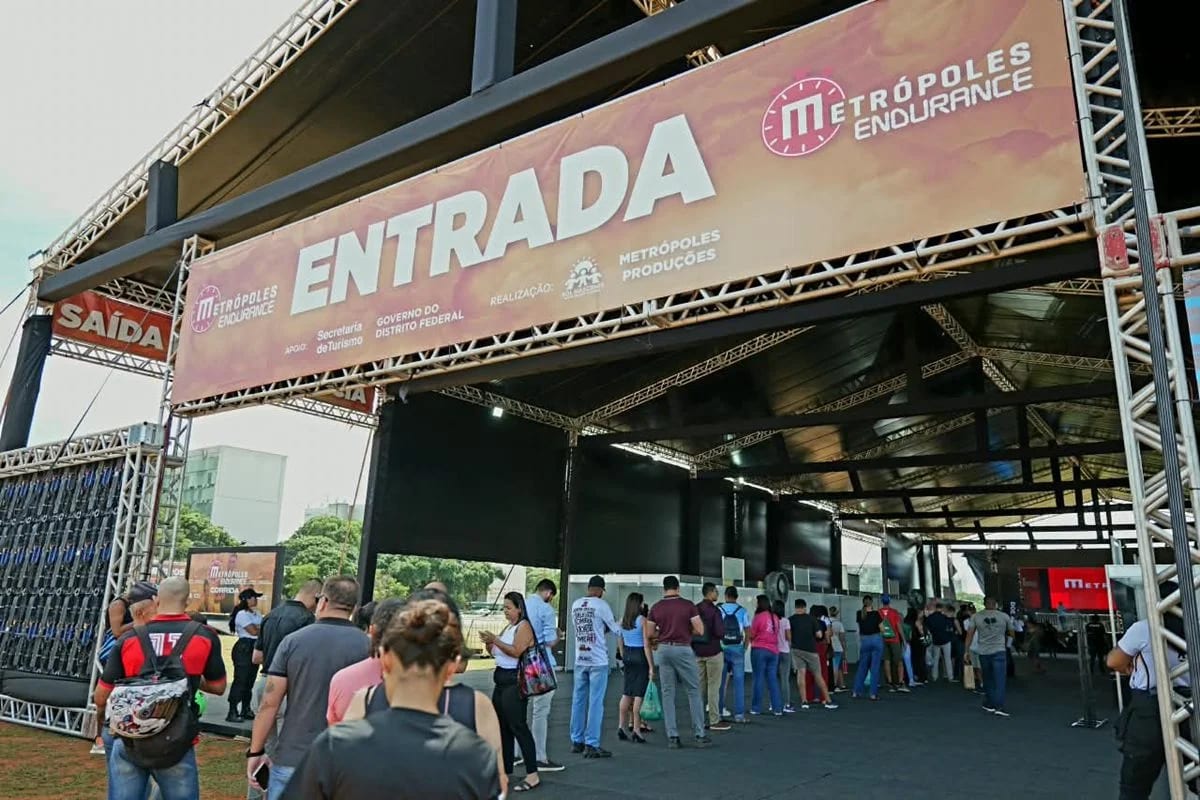Vila do Metrópoles Endurance Corrida reúne estandes de esporte e bem-estar