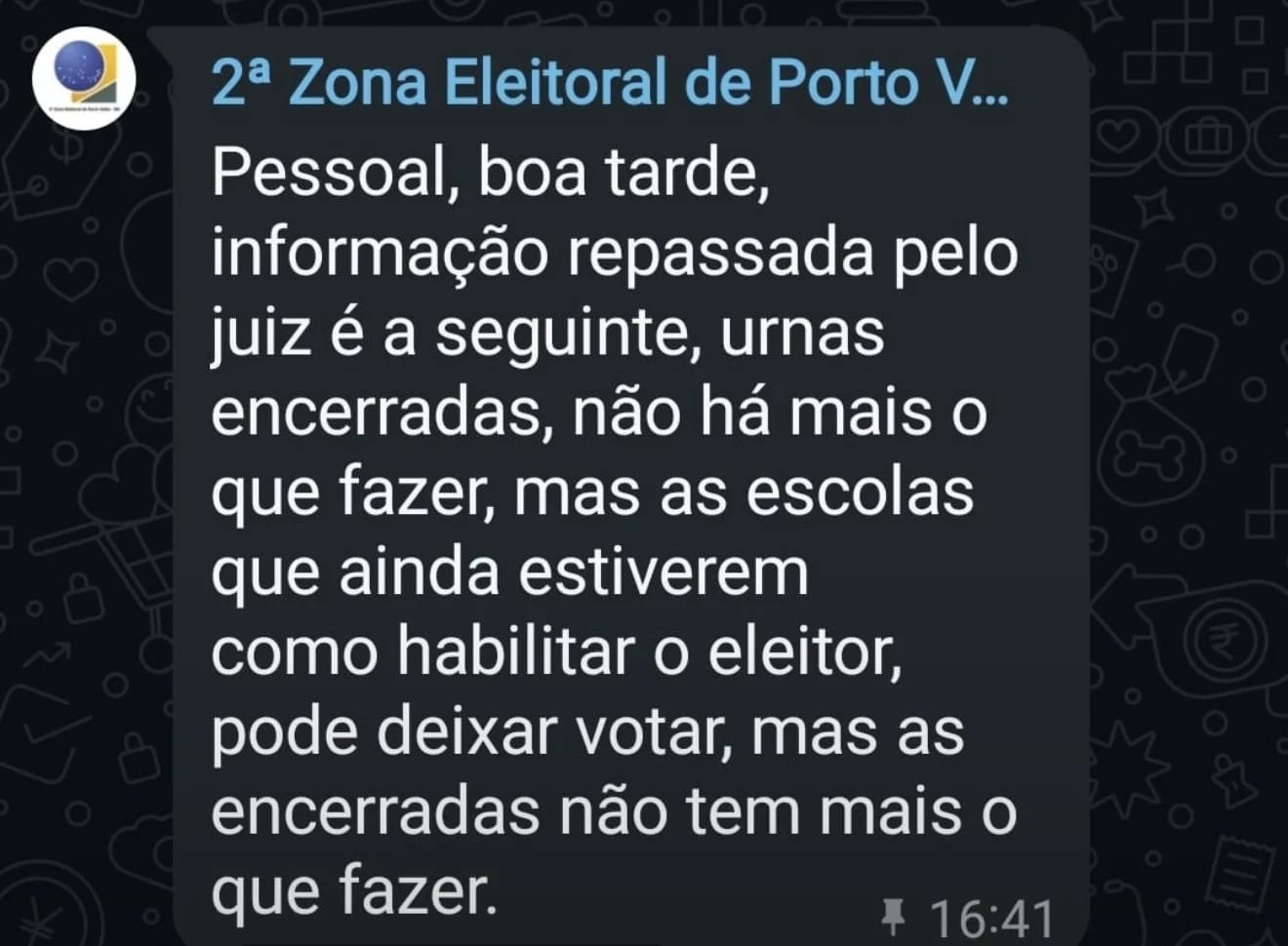 Ordem de prorrogação do STF não chega a tempo e zonas eleitorais fecham urnas