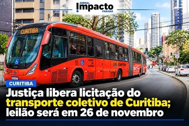 Justiça libera licitação do transporte coletivo de Curitiba; leilão será em 26 de novembro