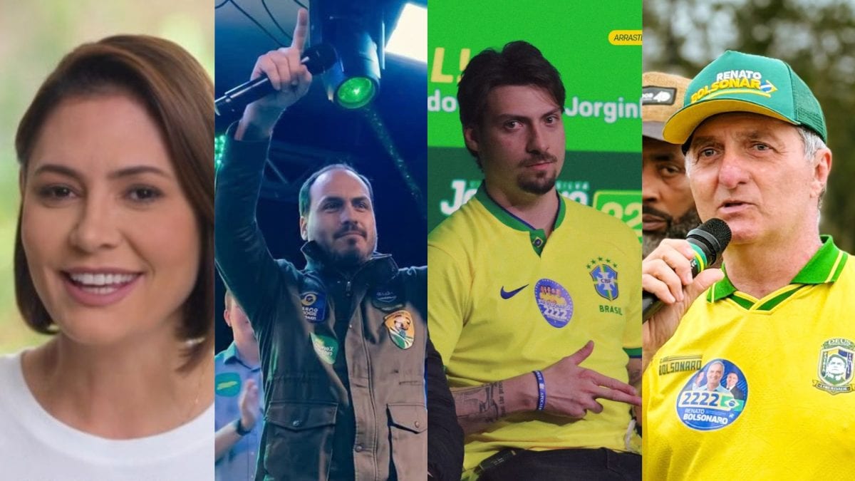 Quatro familiares de Bolsonaro eleitos em 4 de outubro vão ao Congresso em 2027