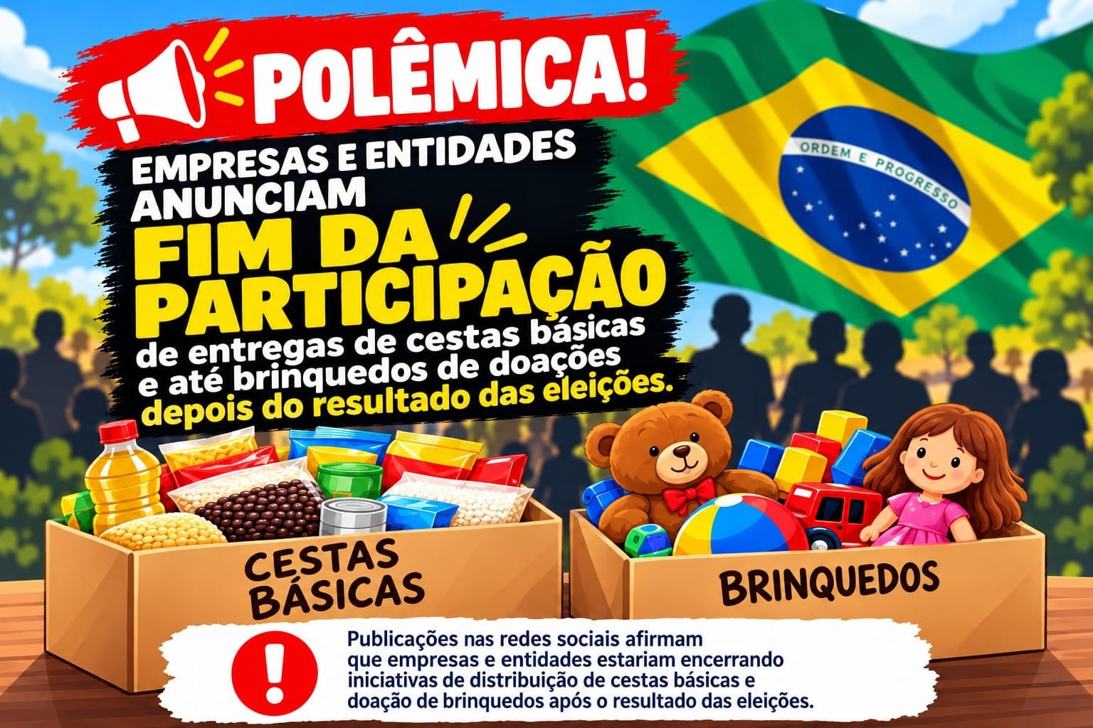 Empresas anunciam encerramento de ações sociais e criticam benefícios oferecidos pelo governo