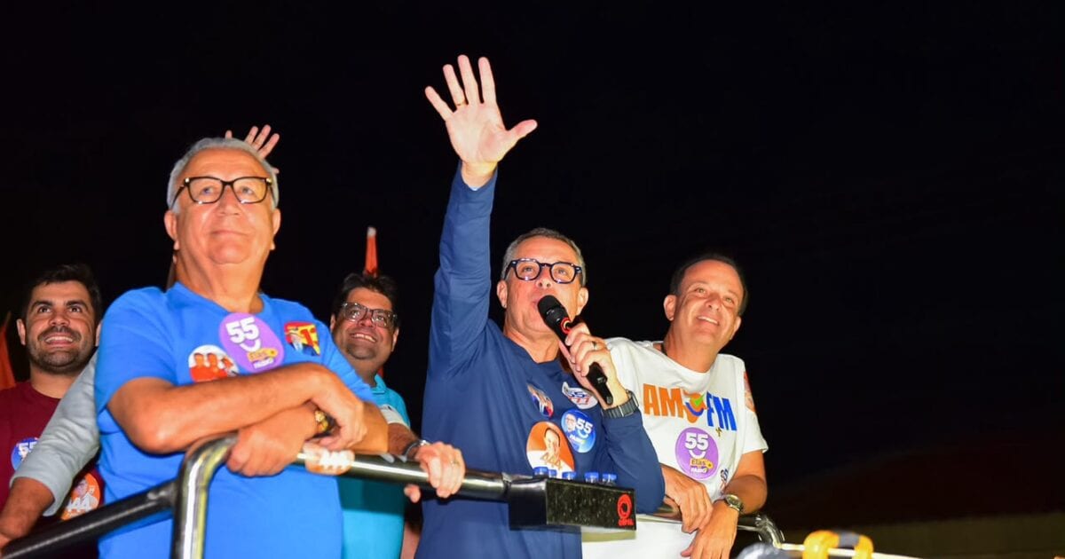 Carreata no Bugio reúne apoiadores de Fábio Mitidieri em Aracaju