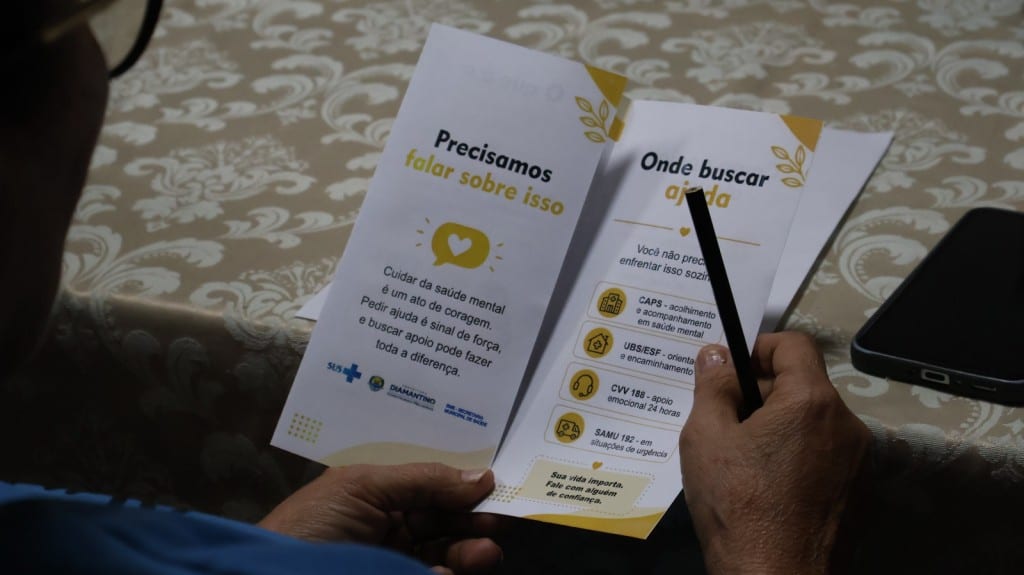 Prefeitura de Diamantino realiza ações de saúde mental do Setembro Amarelo para profissionais da saúde