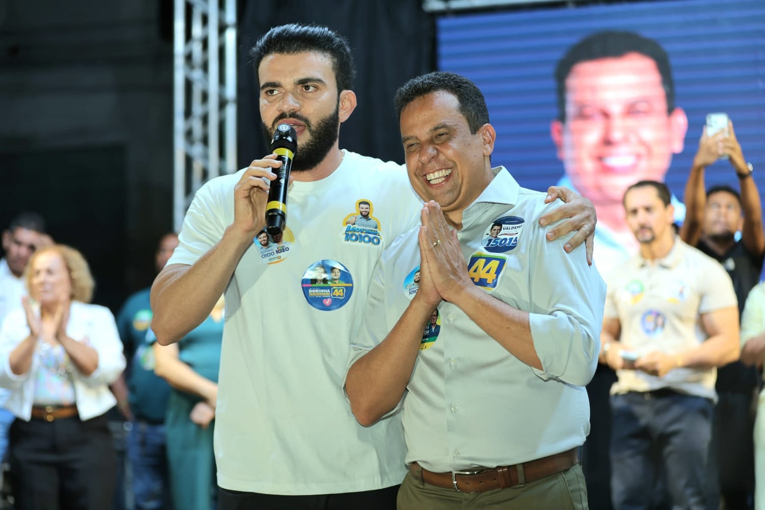 Fábio Vaz encerra campanha com comício em Palmeirópolis