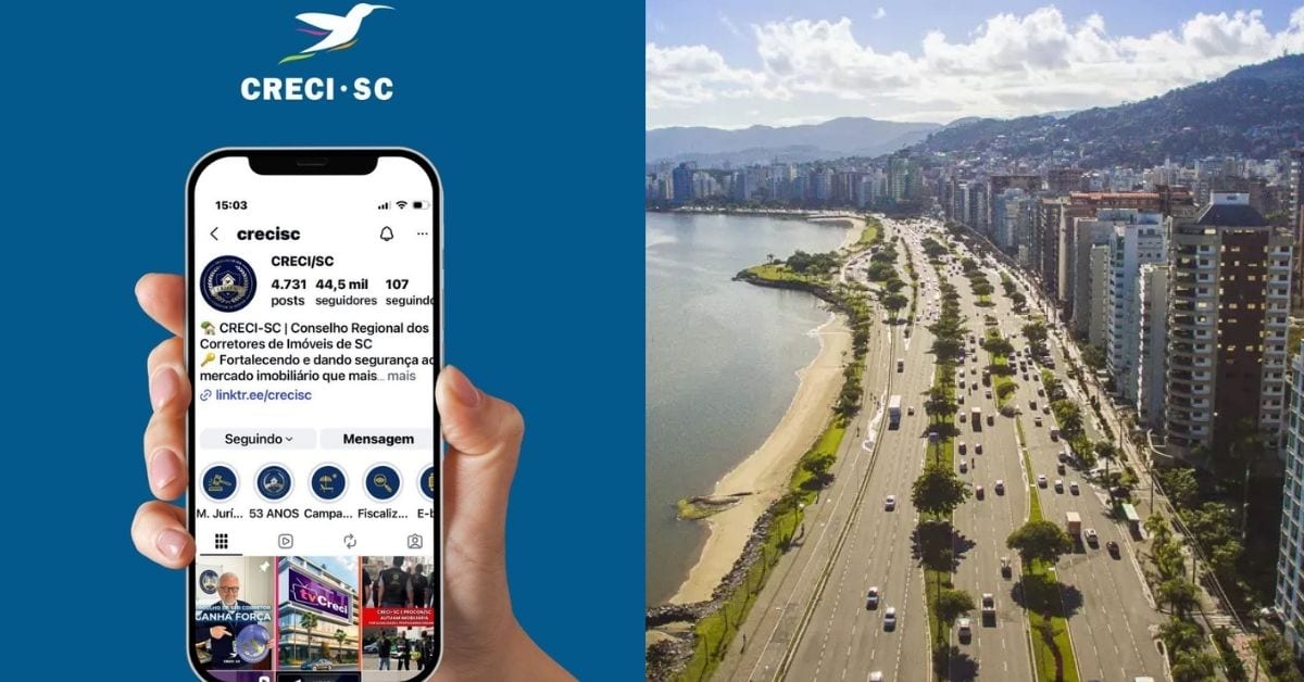 Florianópolis: CRECI/SC lidera comunicação digital entre os 27 regionais do país