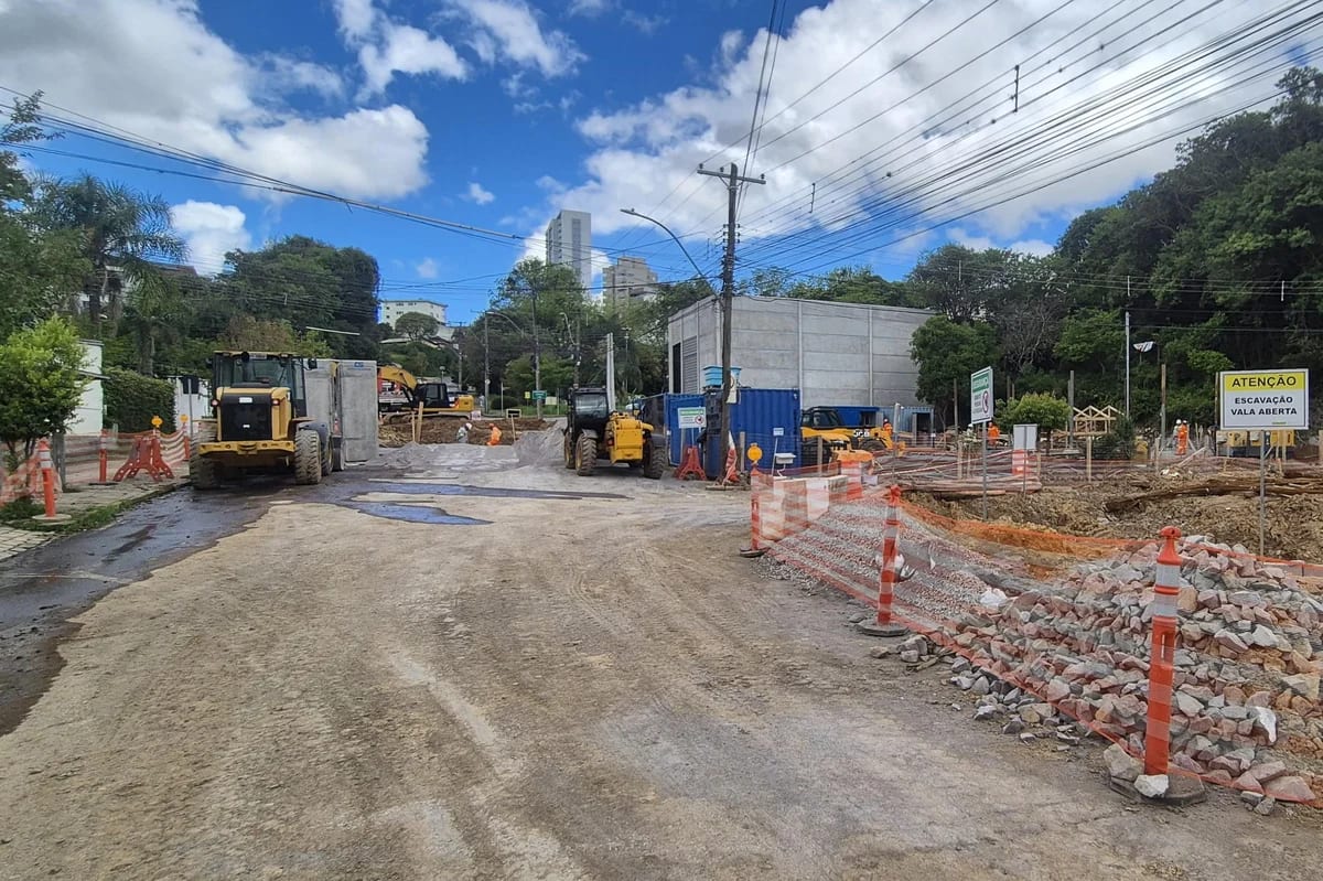 Obra do túnel na Matteo Gianella provoca novos bloqueios em Caxias a partir de segunda (19)