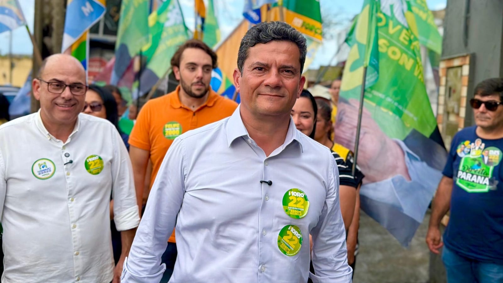 Governador eleito Sergio Moro convoca ato em apoio à Flávio Bolsonaro para esta terça-feira (13)