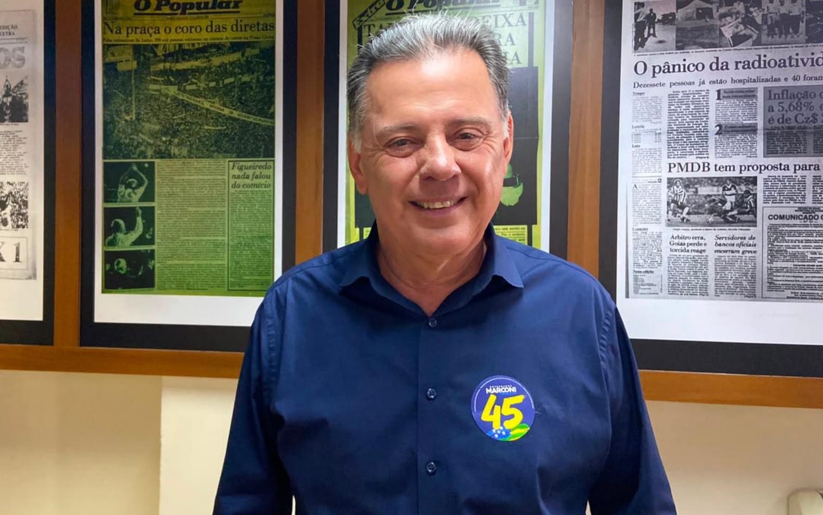 Marconi Perillo (PSDB) terá o número 45 na urna para governador de Goiás